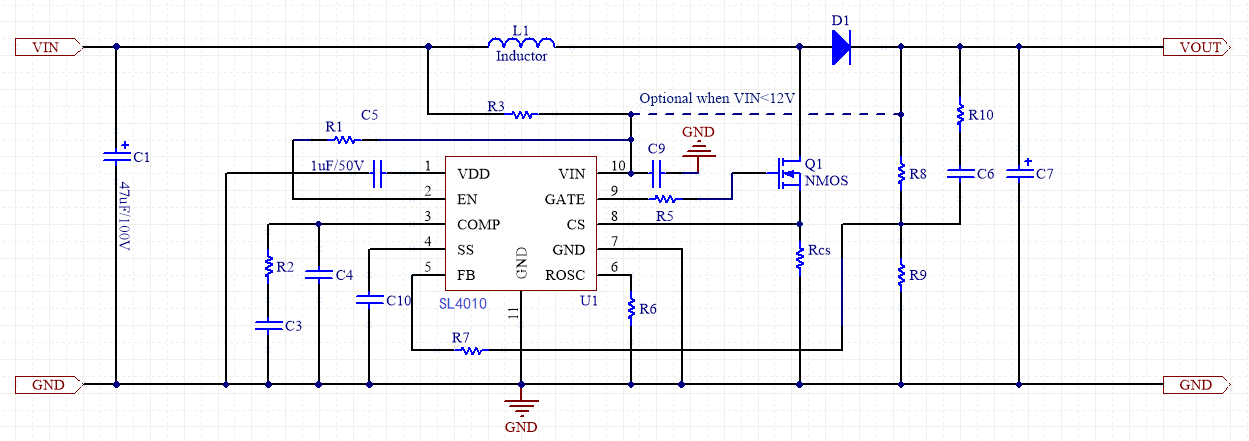 森利威爾SL4010 12V升壓30V 200-300W芯片 移動(dòng)設(shè)備供電IC